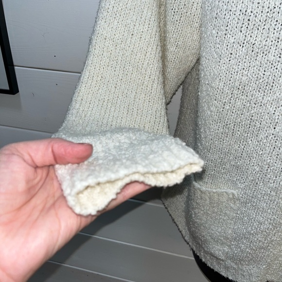 BAY CLUB -cream-Vintage Cardigan - Size L - Picture 4 of 9